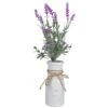 Northlight 13'' Artificial Lavender Arrangement In Milk Bottle -Michaels D602986S 1