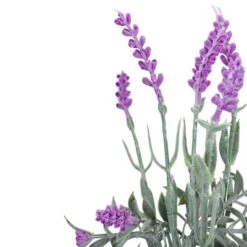 Northlight 13'' Artificial Lavender Arrangement In Milk Bottle -Michaels D602986S 5