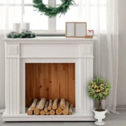 14'' Multicolor Mini Spring Mistletoe Tree With Berries In Potted Pulp -Michaels D649936S 2