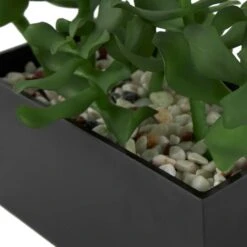 10" Green Foliage Artificial Plant With Black Pot 15 10" Green Foliage Artificial Plant With Black Pot -Michaels D760280S 5