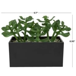 10" Green Foliage Artificial Plant With Black Pot 17 10" Green Foliage Artificial Plant With Black Pot -Michaels D760280S 7