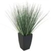 19" Onion Grass Artificial Plant With Black Plastic Pot -Michaels D760283S 1