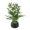 19" Green Foliage Artificial Plant With Black Pot -Michaels D760288S 1