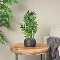 19" Green Foliage Artificial Plant With Black Pot -Michaels D760288S 8