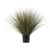 3ft. Green Onion Grass Artificial Plant With Black Pot