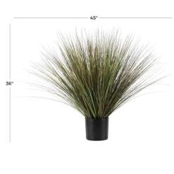 3ft. Green Onion Grass Artificial Plant With Black Pot 11 3ft. Green Onion Grass Artificial Plant With Black Pot -Michaels D760302S 3