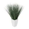 28" Foliage Artificial Plant With White Plastic Pot -Michaels D762320S 1