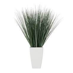 28" Foliage Artificial Plant With White Plastic Pot 15 28" Foliage Artificial Plant With White Plastic Pot -Michaels D762320S 4