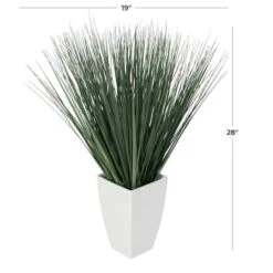 28" Foliage Artificial Plant With White Plastic Pot 14 28" Foliage Artificial Plant With White Plastic Pot -Michaels D762320S 5