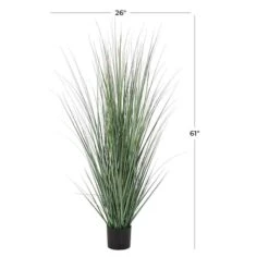 5ft. Onion Grass Tall Artificial Plant With Black Pot -Michaels D762325S 6