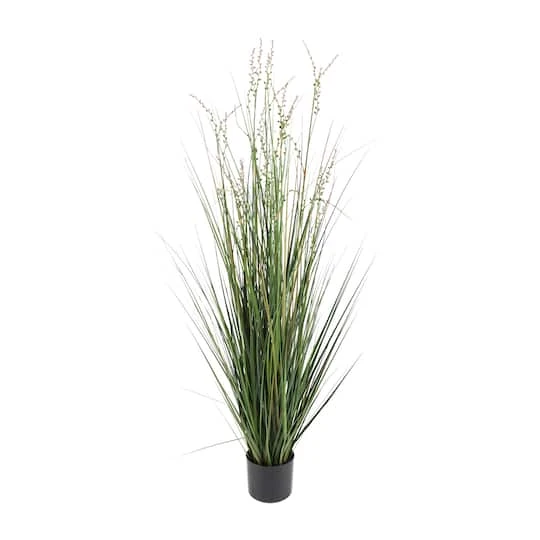 5ft. Potted Green Onion Grass & String Of Pearl Artificial Plant 4 5ft. Potted Green Onion Grass & String Of Pearl Artificial Plant - Image 2