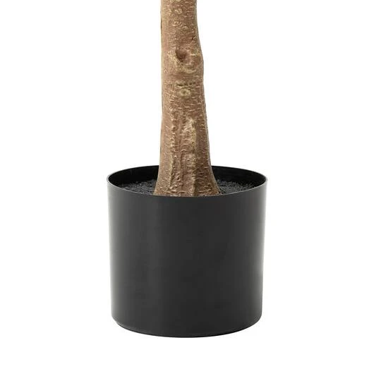 Glitzhome® 5ft. Faux Fiddle Leaf Fig Tree In Pot 9 Glitzhome® 5ft. Faux Fiddle Leaf Fig Tree In Pot - Image 7