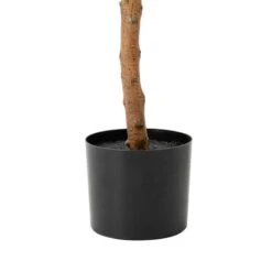 Glitzhome® 5ft. Creative Shaped Faux Ficus Tree In Pot -Michaels D763666S 6