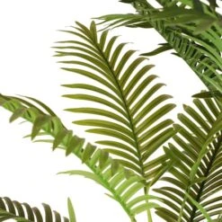 6ft. Artificial Areca Palm Tree In White Decorative Pot 15 6ft. Artificial Areca Palm Tree In White Decorative Pot -Michaels D763731S 4