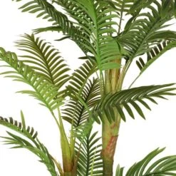 6ft. Artificial Areca Palm Tree In White Decorative Pot 17 6ft. Artificial Areca Palm Tree In White Decorative Pot -Michaels D763731S 6