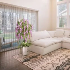 6ft. Artificial Wisteria Tree In White Decorative Pot -Michaels D763732S 2