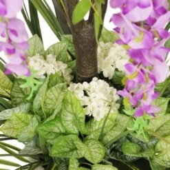 6ft. Artificial Wisteria Tree In White Decorative Pot -Michaels D763732S 4