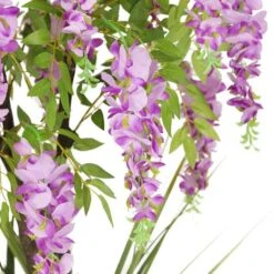 6ft. Artificial Wisteria Tree In White Decorative Pot -Michaels D763732S 5