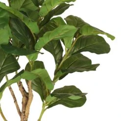 6ft. Artificial Fiddle Leaf Ficus Tree In White Decorative Pot -Michaels D763733S 7