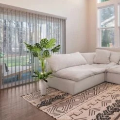 5ft. Artificial Tarovine Tree In White Decorative Pot 13 5ft. Artificial Tarovine Tree In White Decorative Pot -Michaels D763736S 2