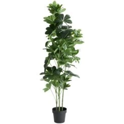 5ft. Potted Green Faux Foliage Artificial Money Tree -Michaels D765451S 3