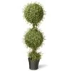 4ft. Mini Tea Leaf Two-Ball Topiary -Michaels D766095S 1